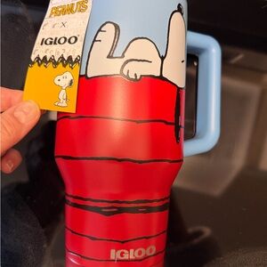 Igloo x Peanuts Snoopy Red & Light Blue Travel Mug 32oz